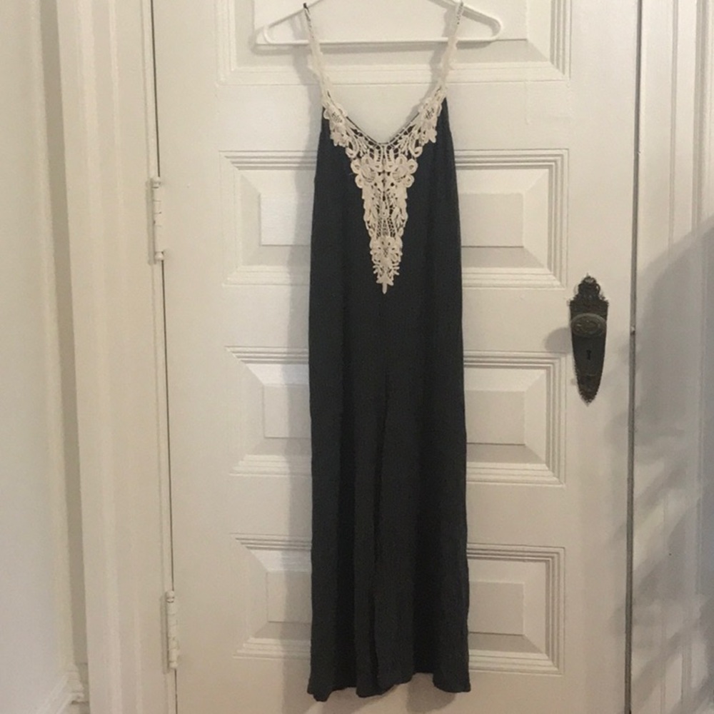 Xhilaration crochet detailed romper